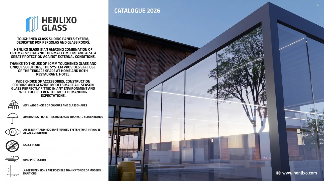 Sliding glass panel system overview