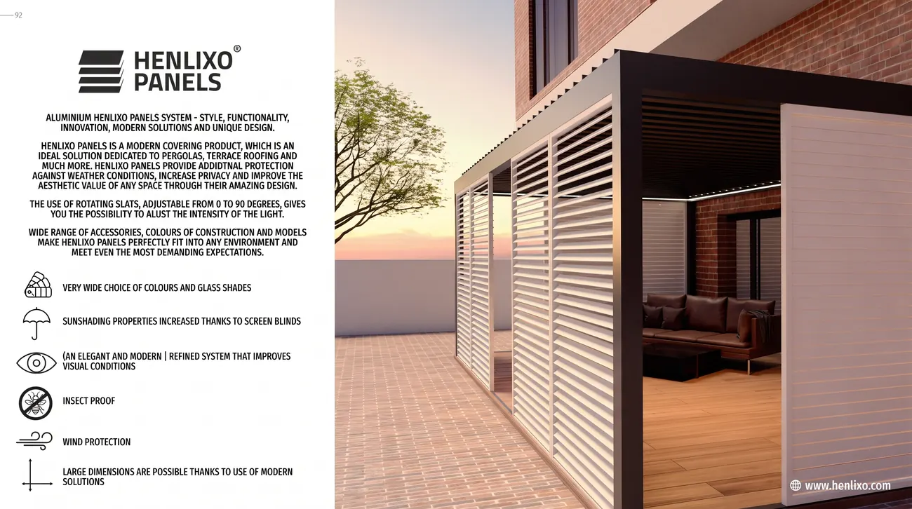 Aluminum privacy panel system overview